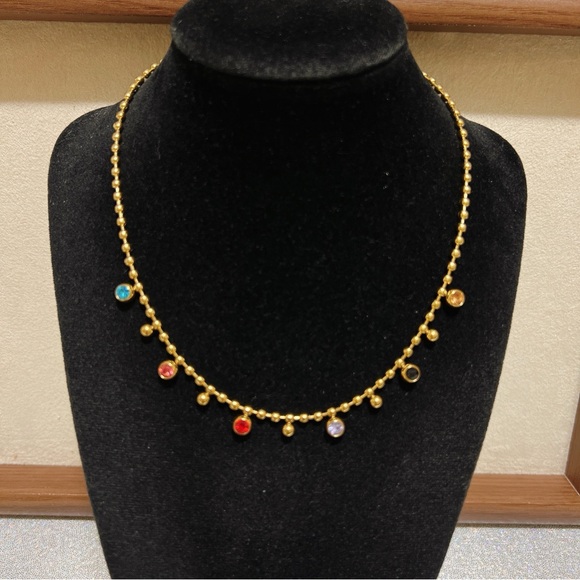 Stainless steel rainbows 🌈 stones necklace - Picture 6 of 10